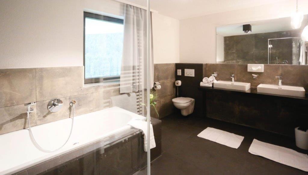 Koupelna v ubytování Hotel Beverly Hill