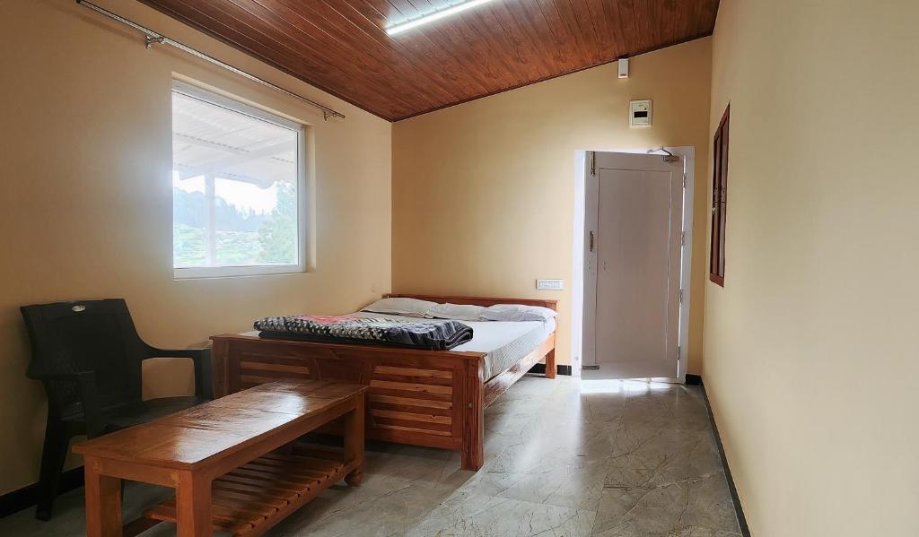 Voodi või voodid majutusasutuse Heath Cote toas