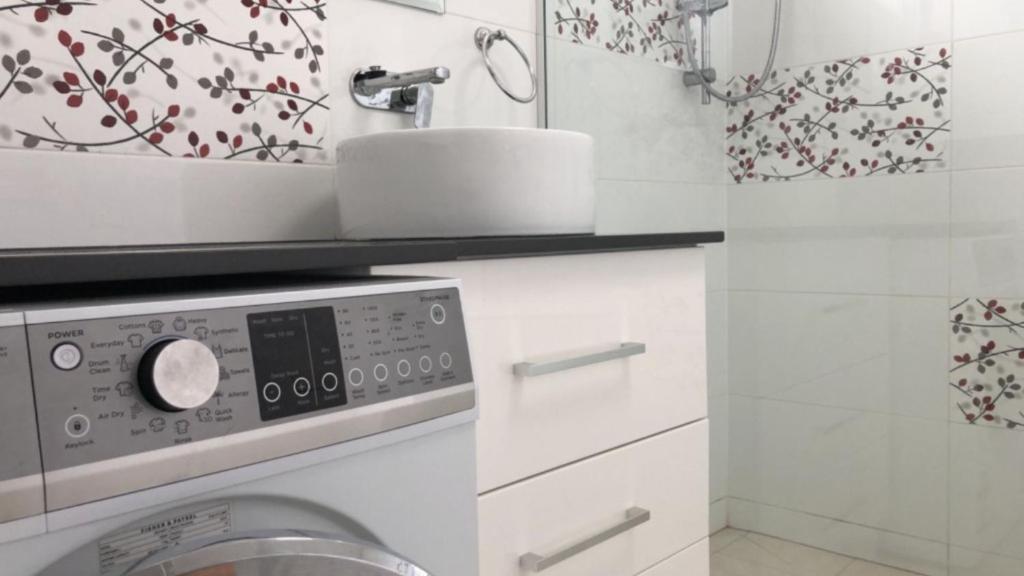 Kuchyň nebo kuchyňský kout v ubytování Salt Spray Unit 3