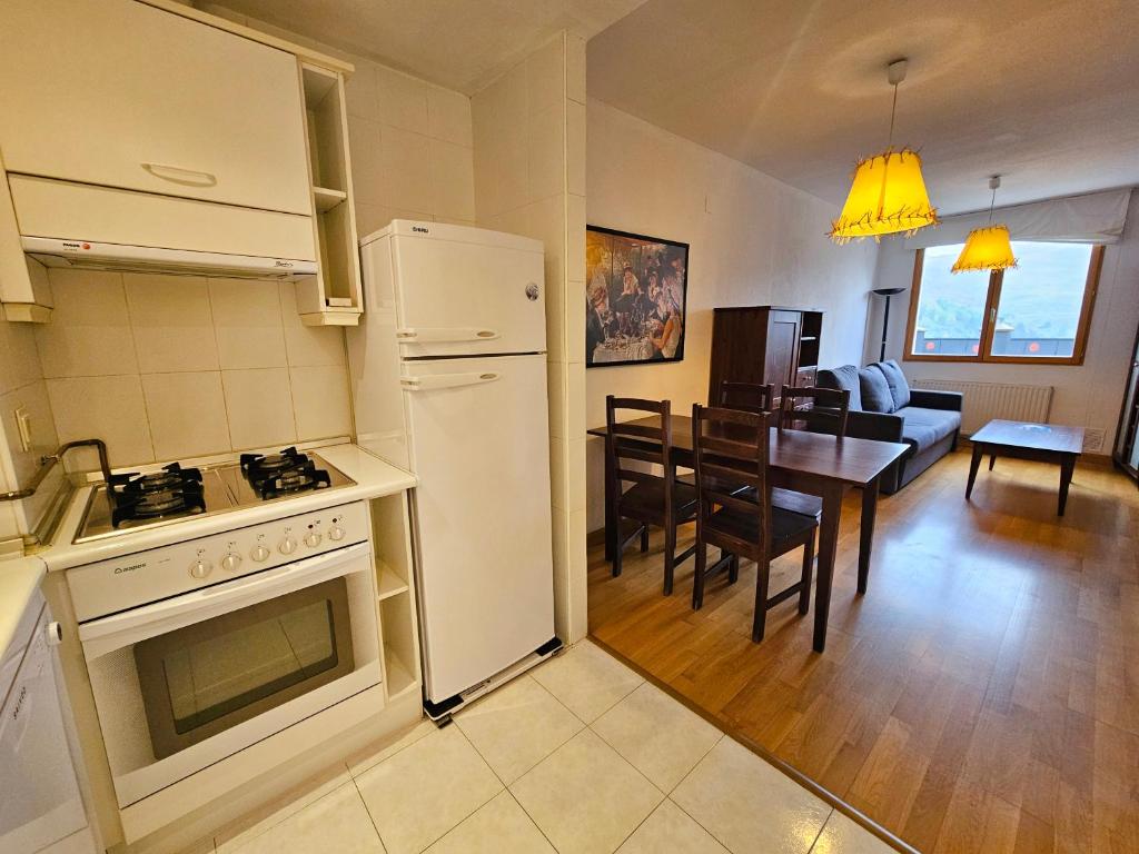 Kuchyň nebo kuchyňský kout v ubytování Apartamentos 3000 Formigal