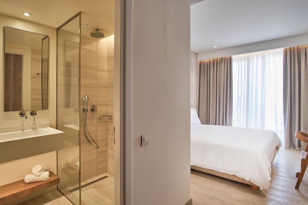 Koupelna v ubytování Utopia Blu Hotel