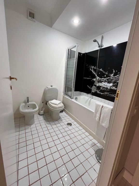 A bathroom at The One Prati Rooms
