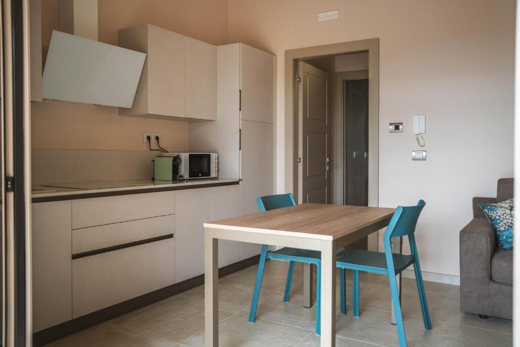 Kuchyň nebo kuchyňský kout v ubytování Villa Aris