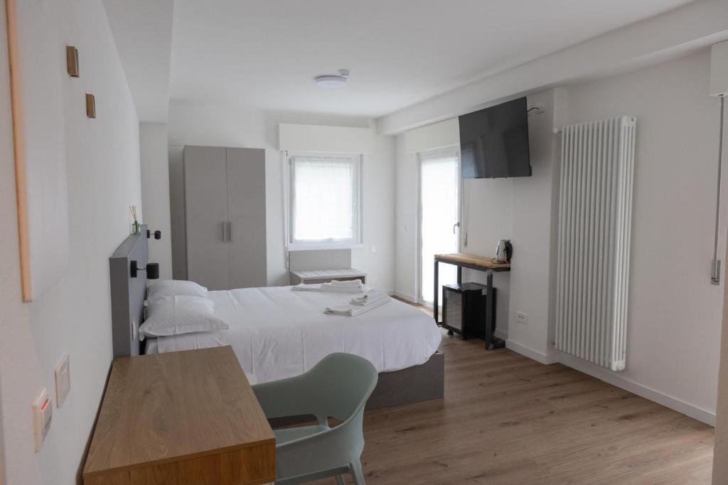 TV a/nebo společenská místnost v ubytování Albergo Panorama