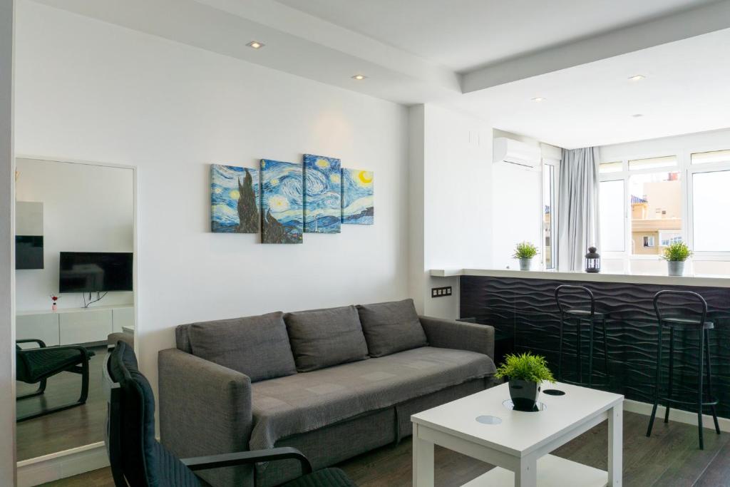 Posedenie v ubytovaní Beach Apartment Guadalmar