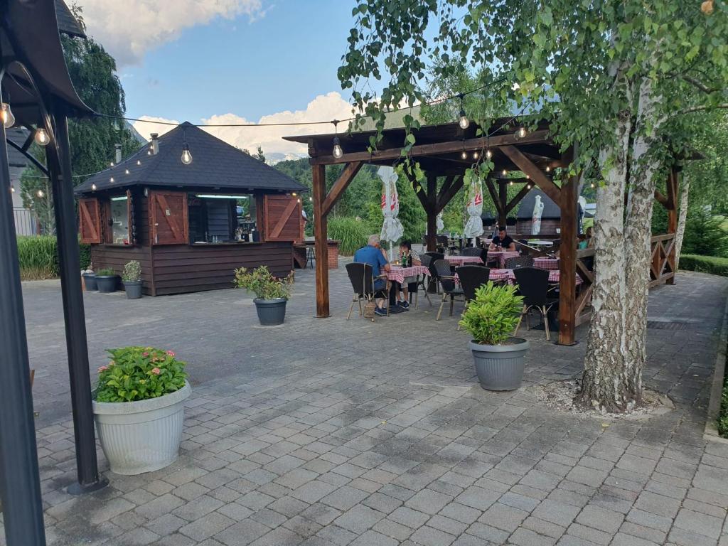 Zahrada ubytování Hotel Mangart
