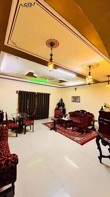 Posezení v ubytování Hotel Master Paradise, Pushkar, Rajasthan , INDIA