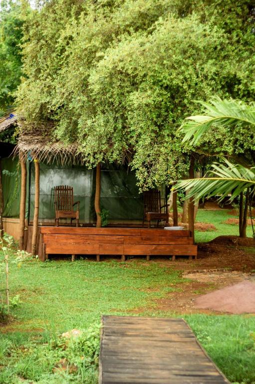 Zahrada ubytování Nagara Lake Glamping Resort