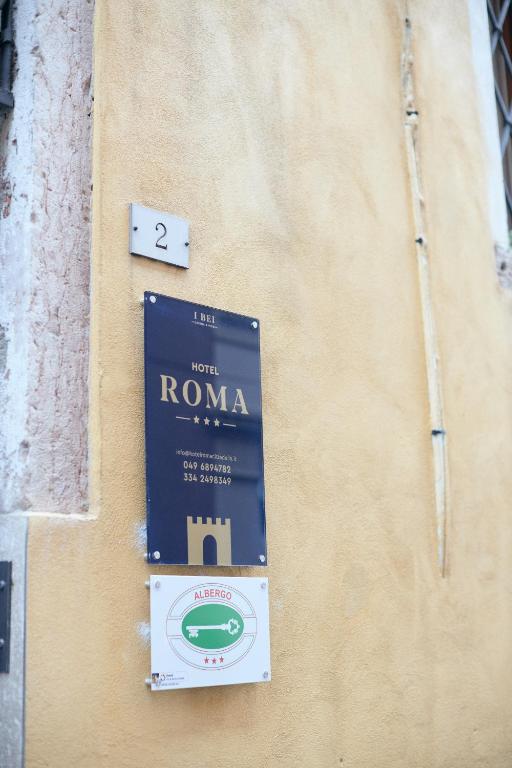 Certifikát, hodnocení, plakát nebo jiný dokument vystavený v ubytování Hotel Roma