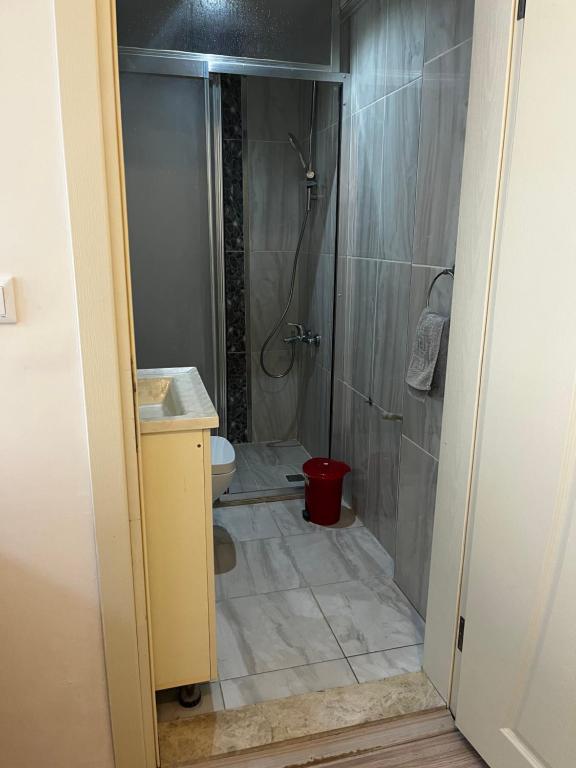Koupelna v ubytování Grand Teoshan Otel ve Tatil Evleri