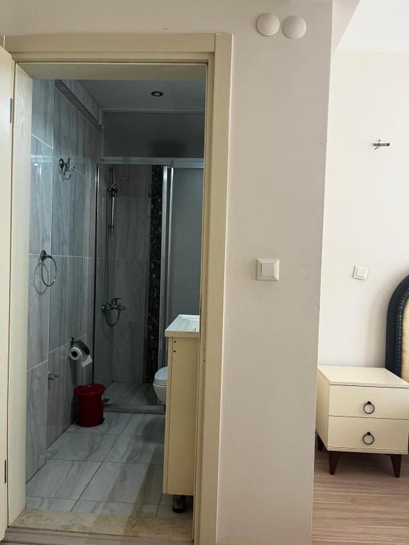 Koupelna v ubytování Grand Teoshan Otel ve Tatil Evleri