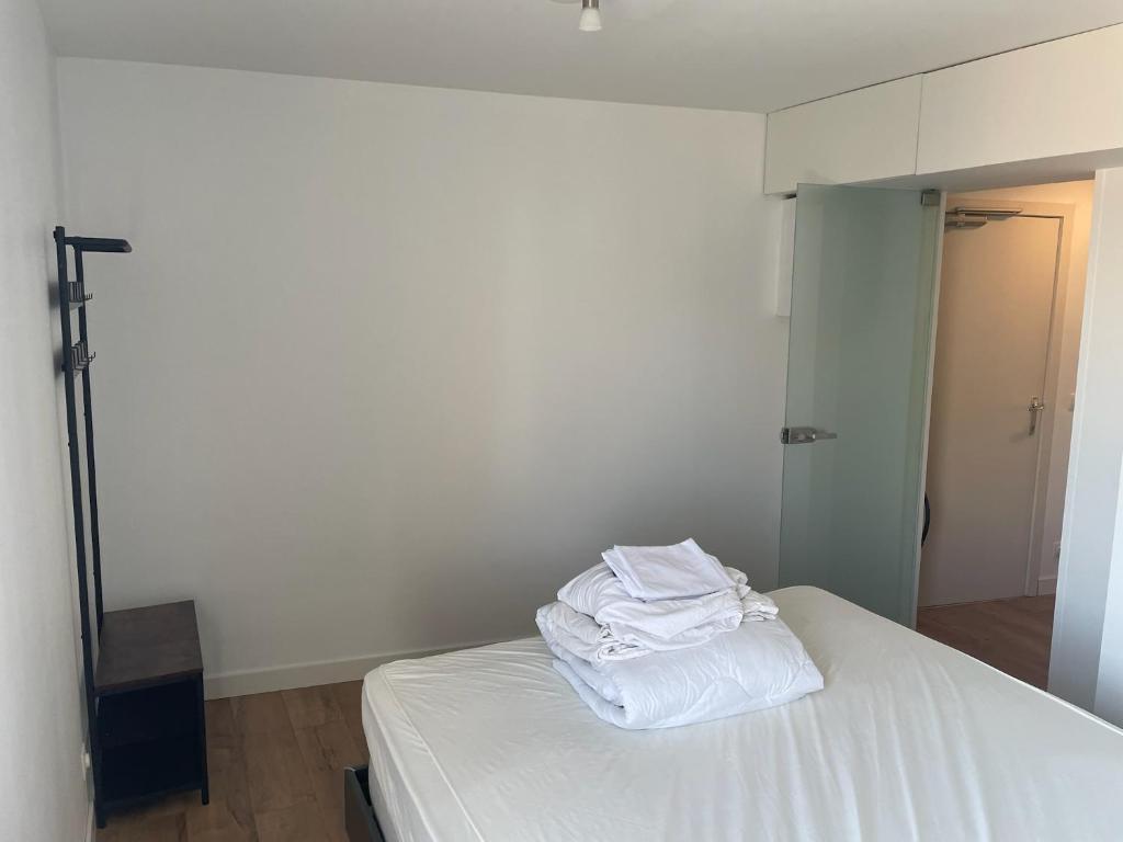 Postel nebo postele na pokoji v ubytování Appartement Duin225