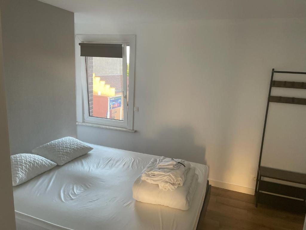 Postel nebo postele na pokoji v ubytování Appartement Duin225