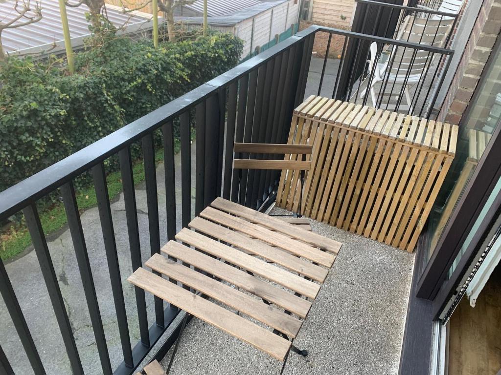 Balkón nebo terasa v ubytování Appartement Duin225