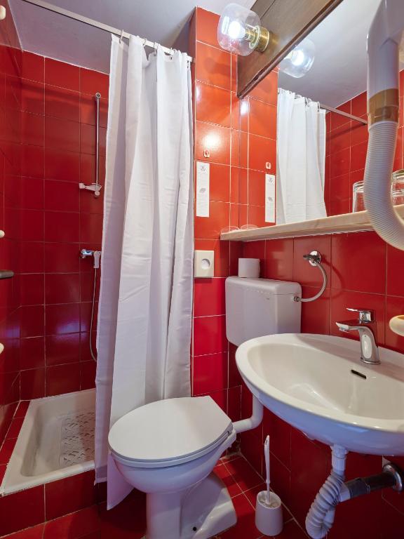 Koupelna v ubytování Koversada Rooms