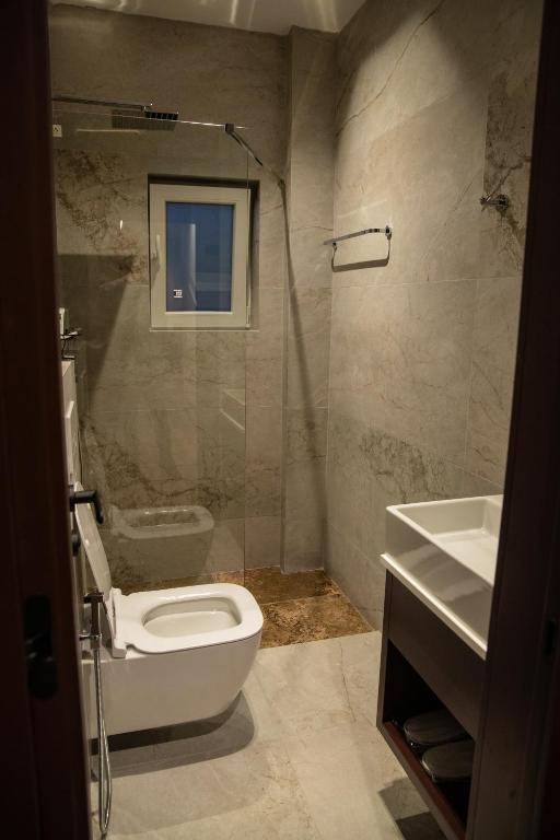 Koupelna v ubytování Dial Hotel