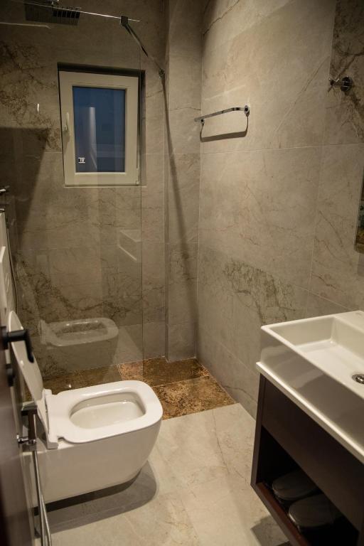 Koupelna v ubytování Dial Hotel