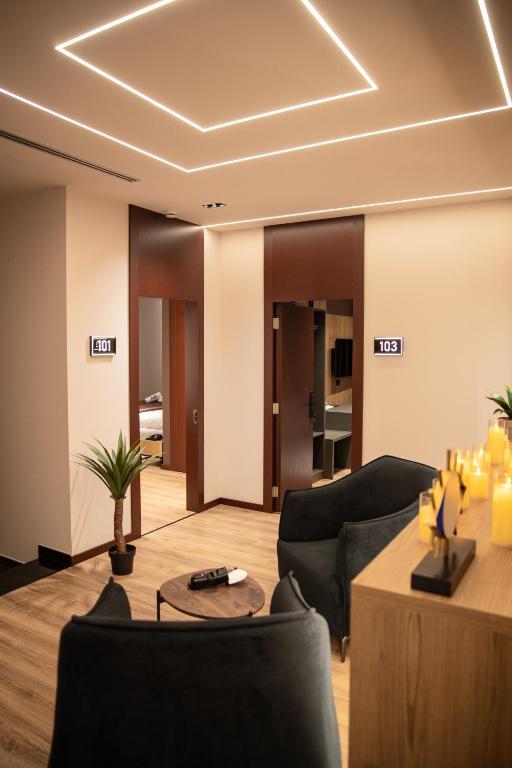 Posezení v ubytování Dial Hotel