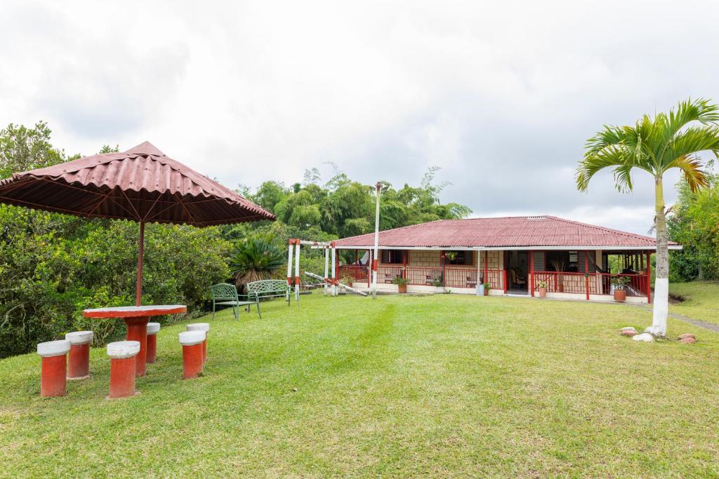 Zahrada ubytování Finca Villa Arca