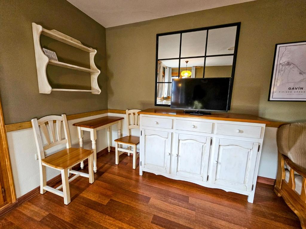 Posezení v ubytování Apartamentos Casa Boira 3000