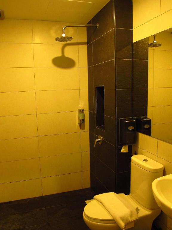 Koupelna v ubytování Hotel Austin Paradise