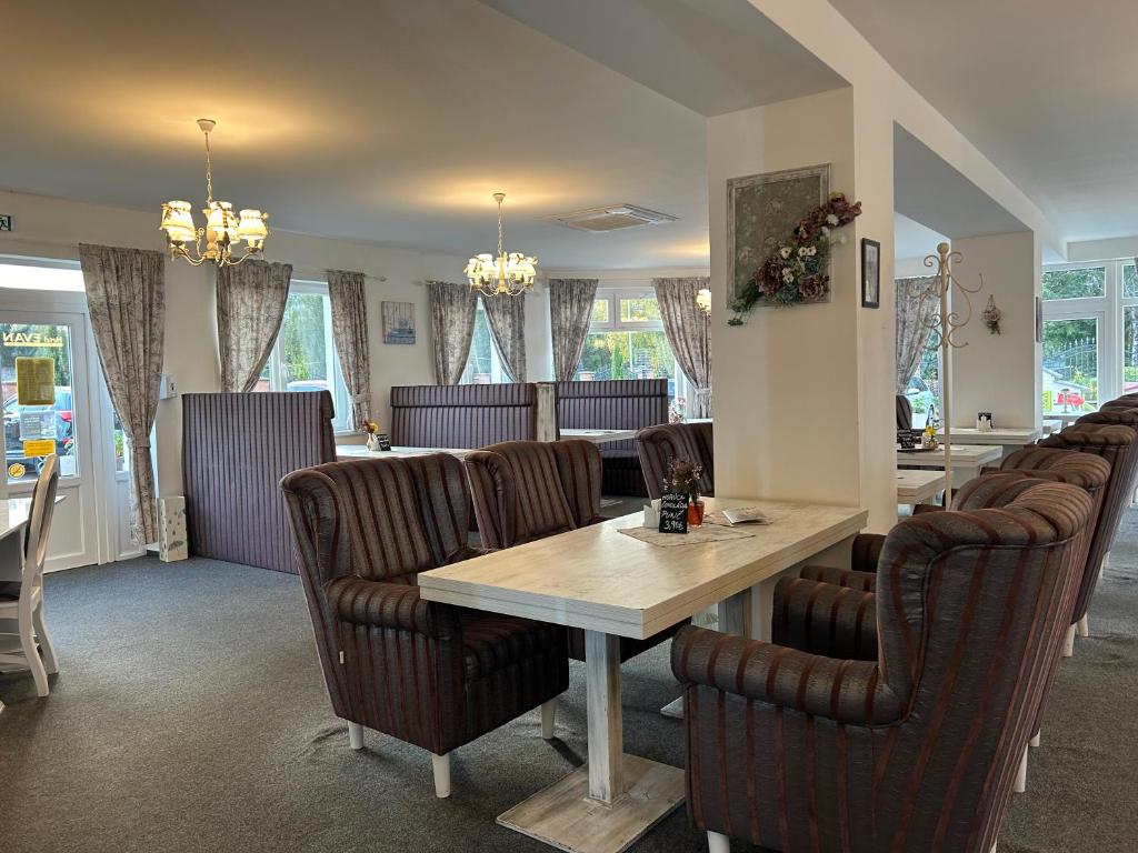 Posezení v ubytování Hotel Evan u Hoffera