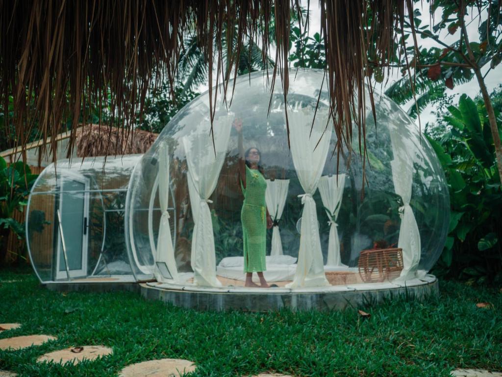 Zahrada ubytování Bubble Siargao
