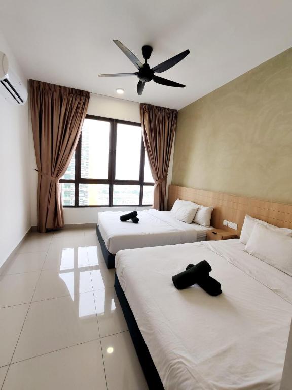 Bali Premier Residence Melaka - 皇后区有两张大号床