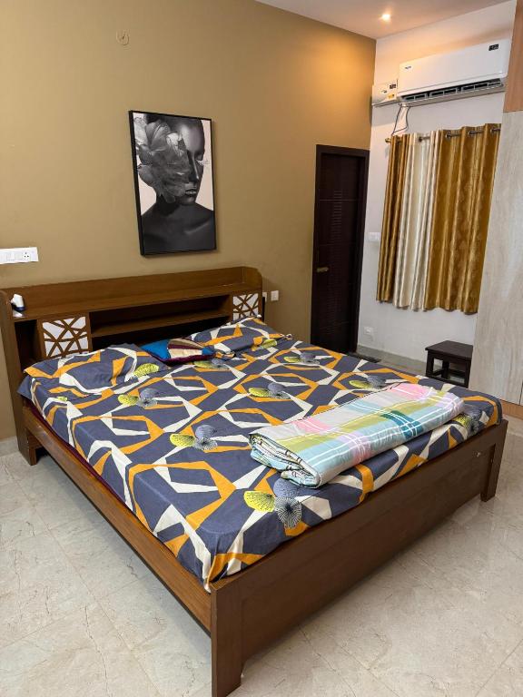Postel nebo postele na pokoji v ubytování HOME STAY at SRIRAM VILLA Kumbakonam