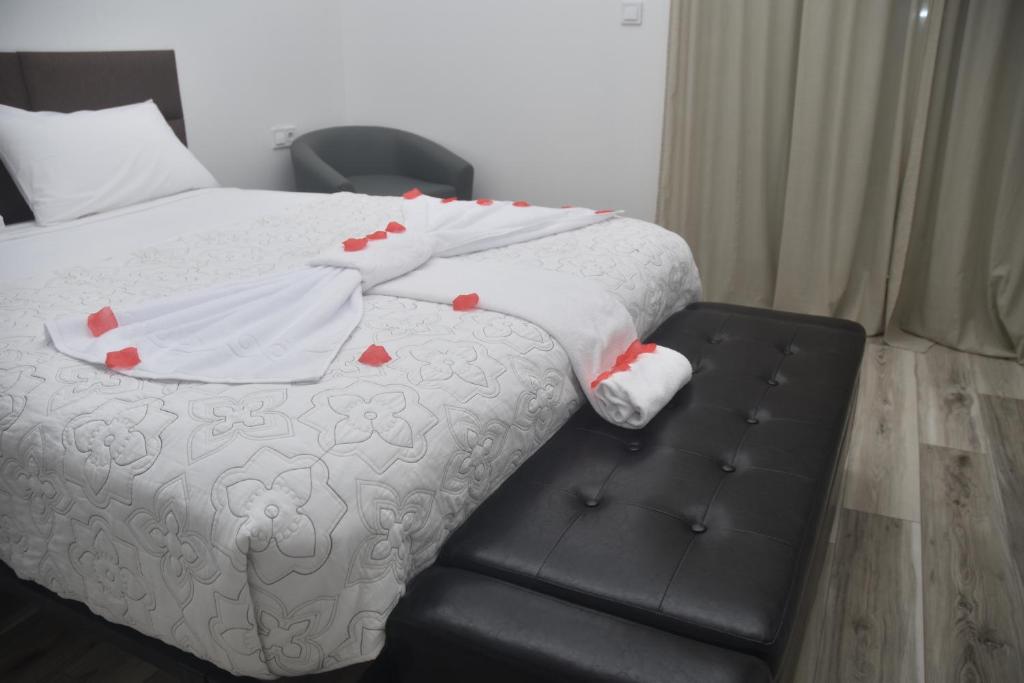 Postel nebo postele na pokoji v ubytování Hotel Cantinho