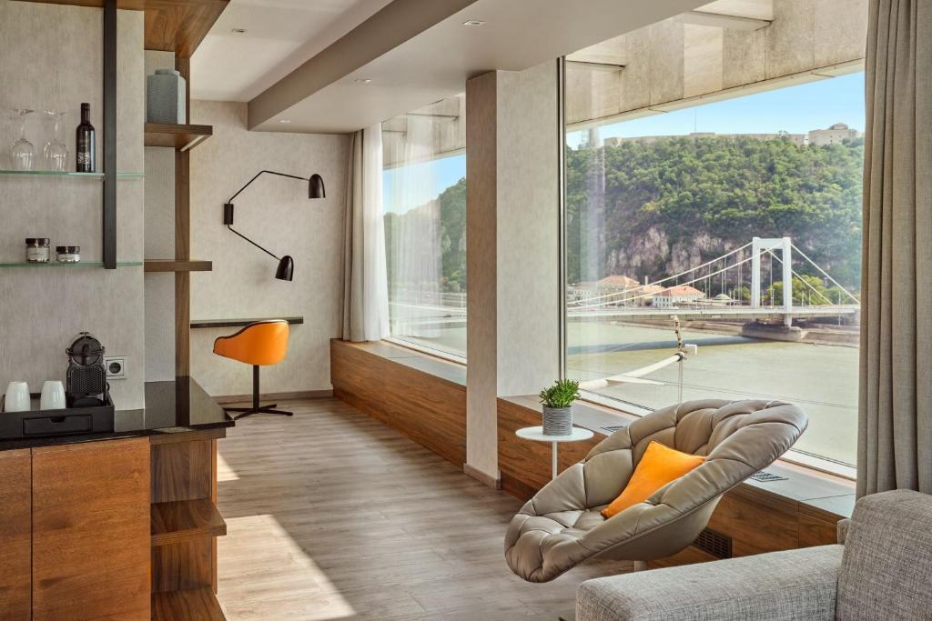 Posezení v ubytování Budapest Marriott Hotel