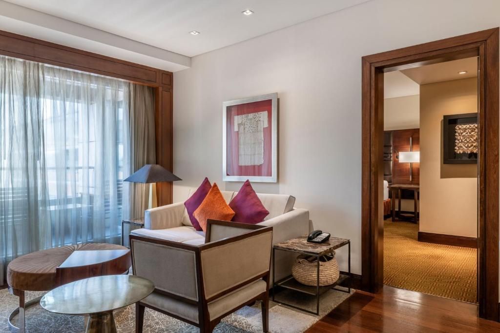 Posezení v ubytování JW Marriott Hotel Bogotá