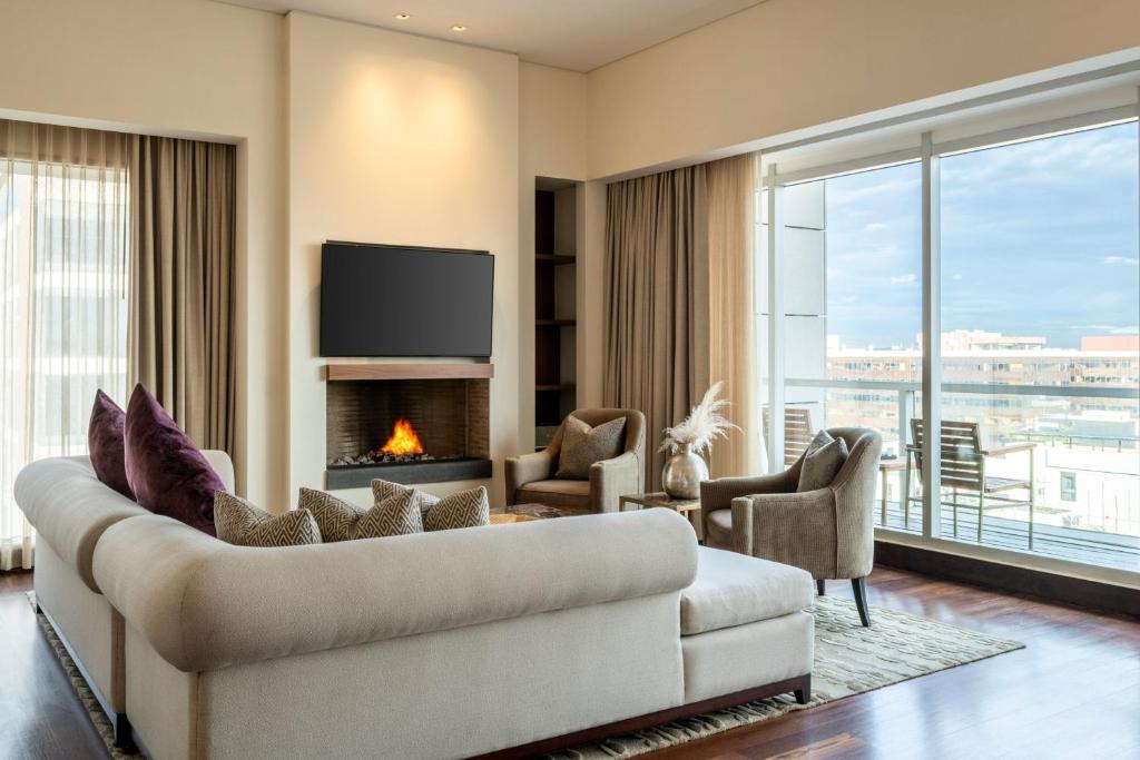 Posezení v ubytování JW Marriott Hotel Bogotá
