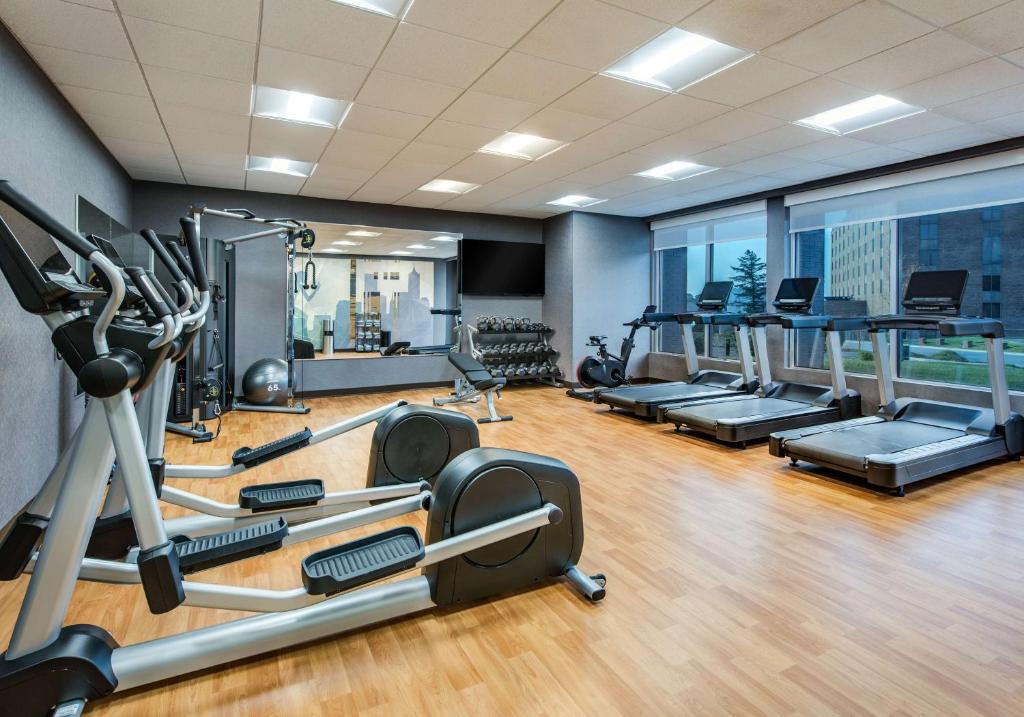 Fitness centrum a/nebo fitness zařízení v ubytování Hyatt House Bwi Airport/Baltimore