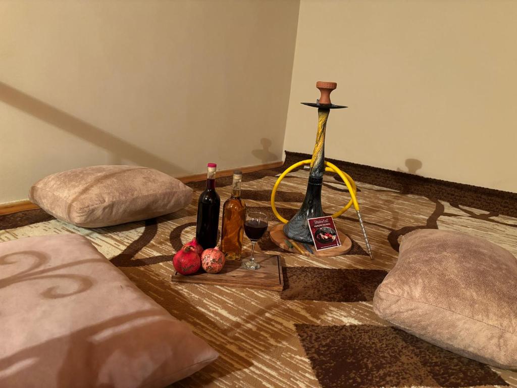 Postel nebo postele na pokoji v ubytování Mirzahouse