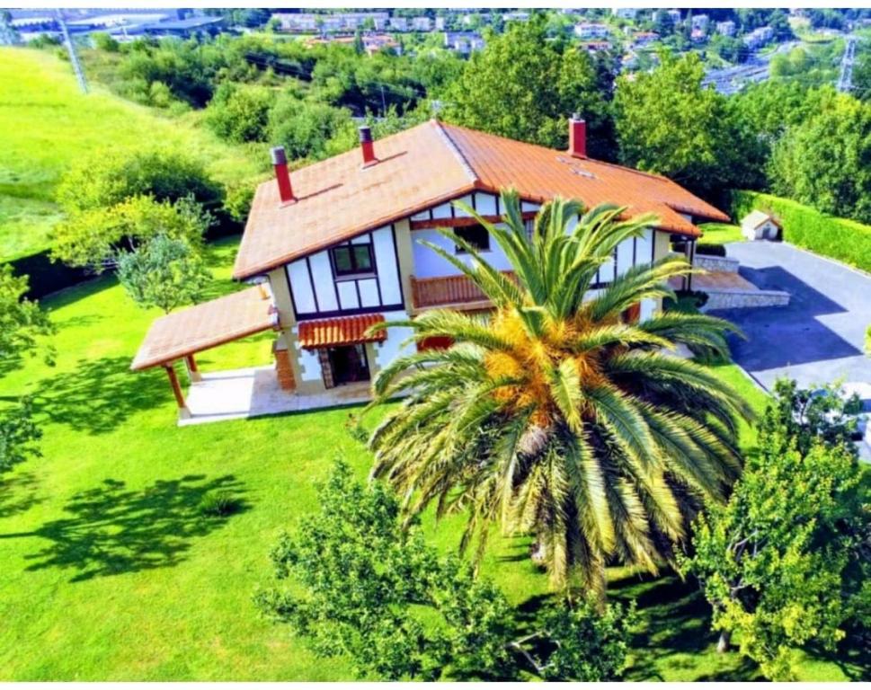 Κήπος έξω από το Casa Rural La Palmera - Landetxea