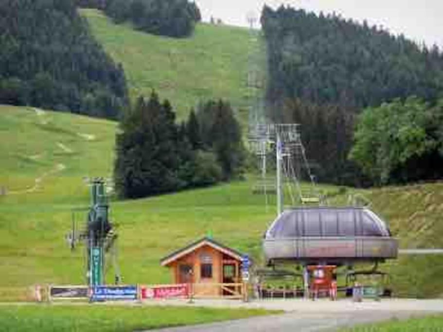 Paesaggio naturale nelle vicinanze dello chalet