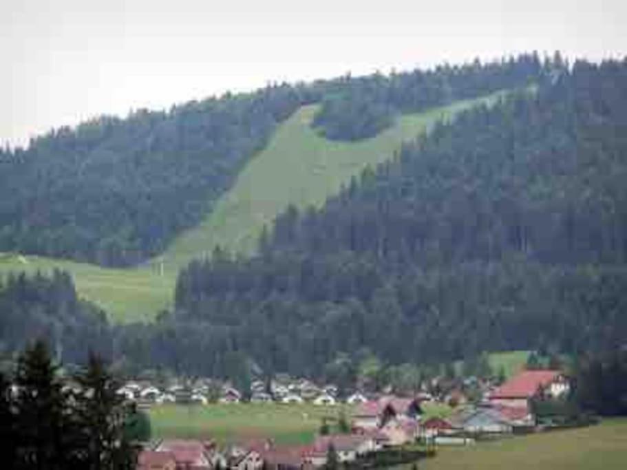 Paesaggio naturale nelle vicinanze dello chalet