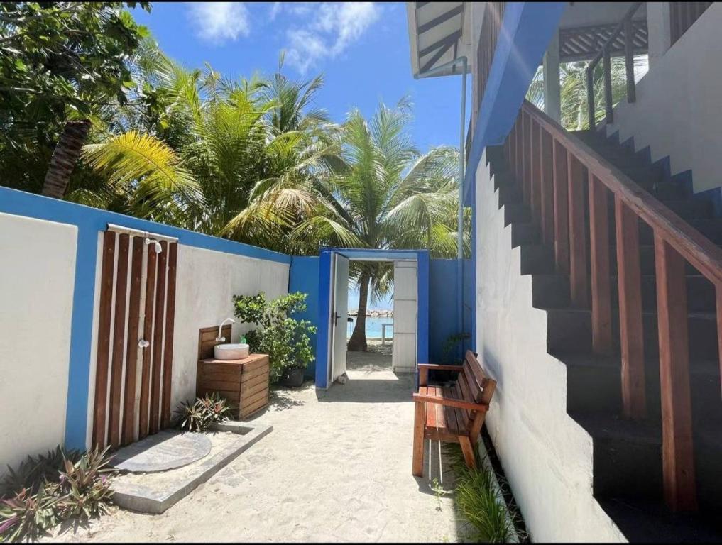Balkón nebo terasa v ubytování Kendhoo holidays