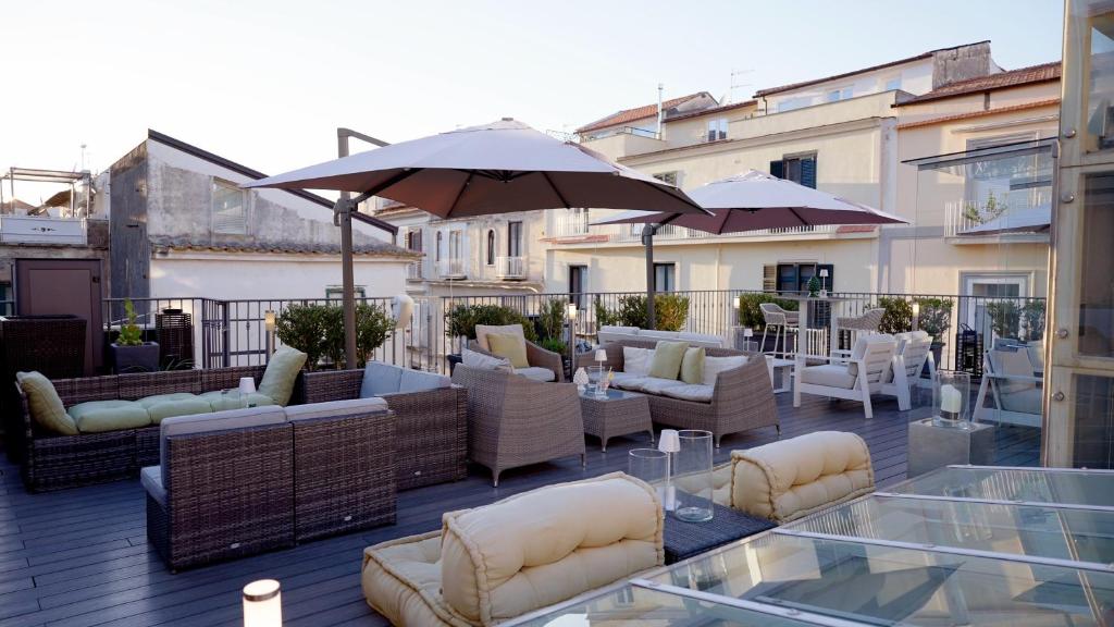 Posezení v ubytování Hotel Sorrento City