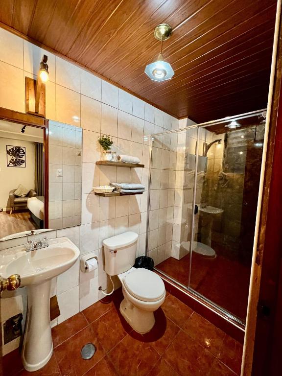 Koupelna v ubytování Casa Encuentro San Blas
