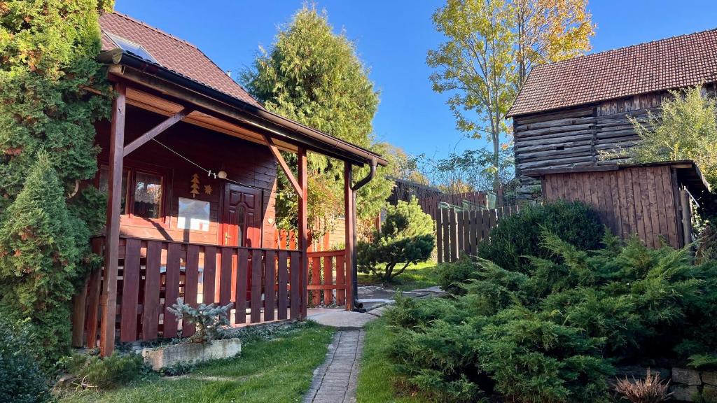 A garden outside Chata u Porubäna