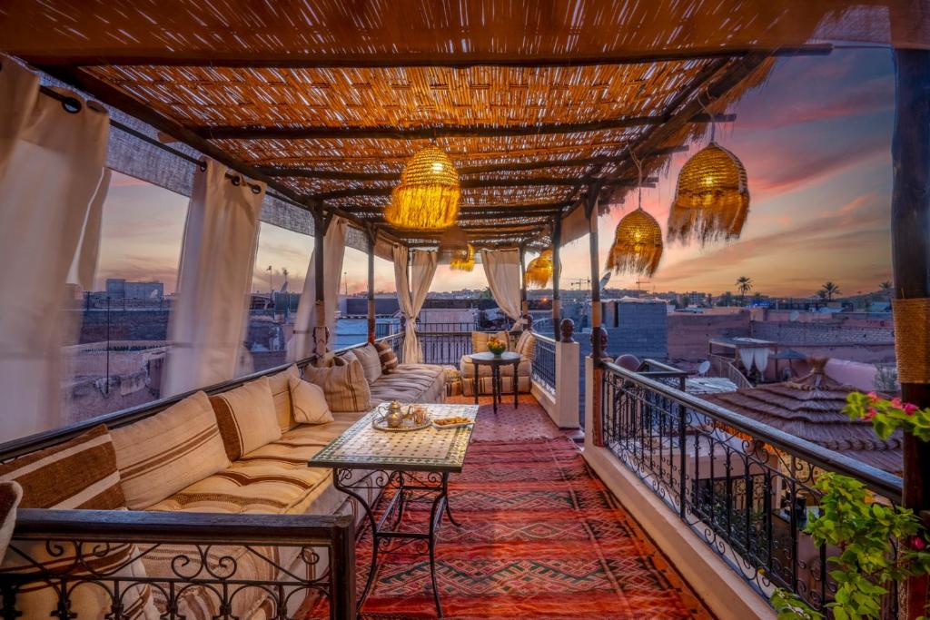 Posedenie v ubytovaní Riad Sun of Kech
