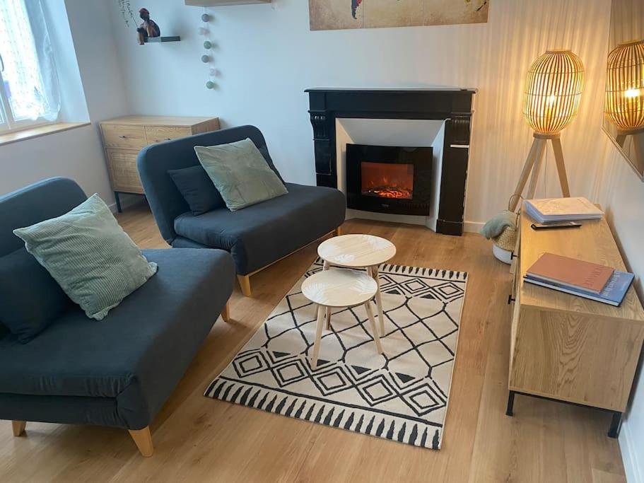 Posezení v ubytování Superbe appartement proche mont saint michel