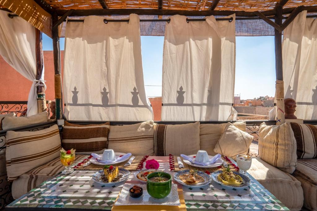Posedenie v ubytovaní Riad Sun of Kech