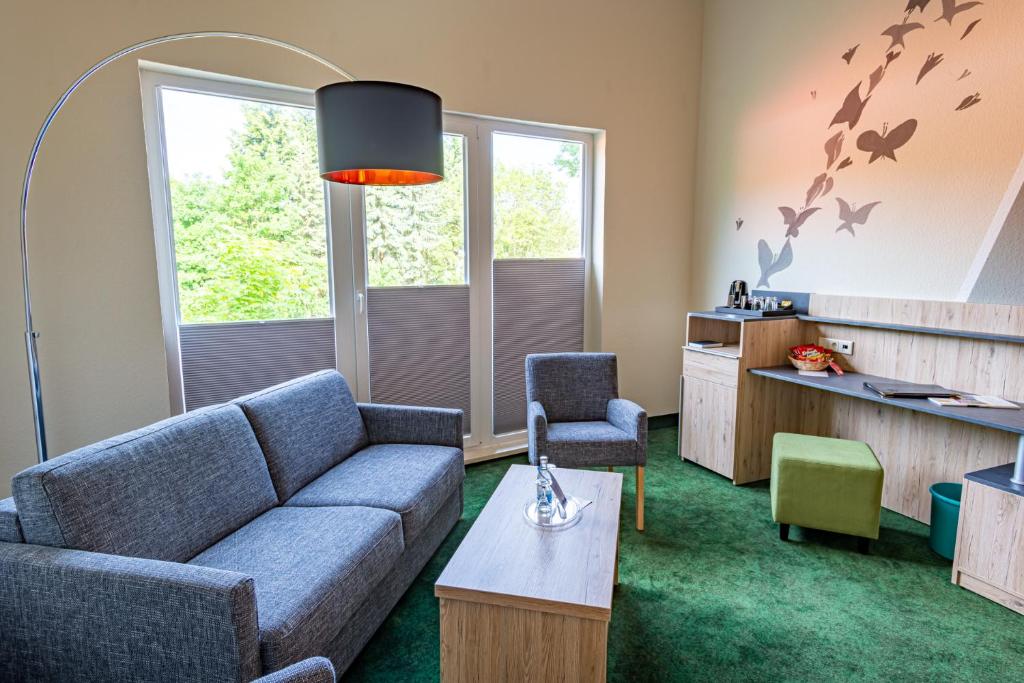 Posezení v ubytování AKZENT Hotel Zur Post