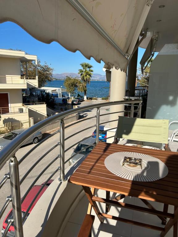 Balkón nebo terasa v ubytování Palataki Residence