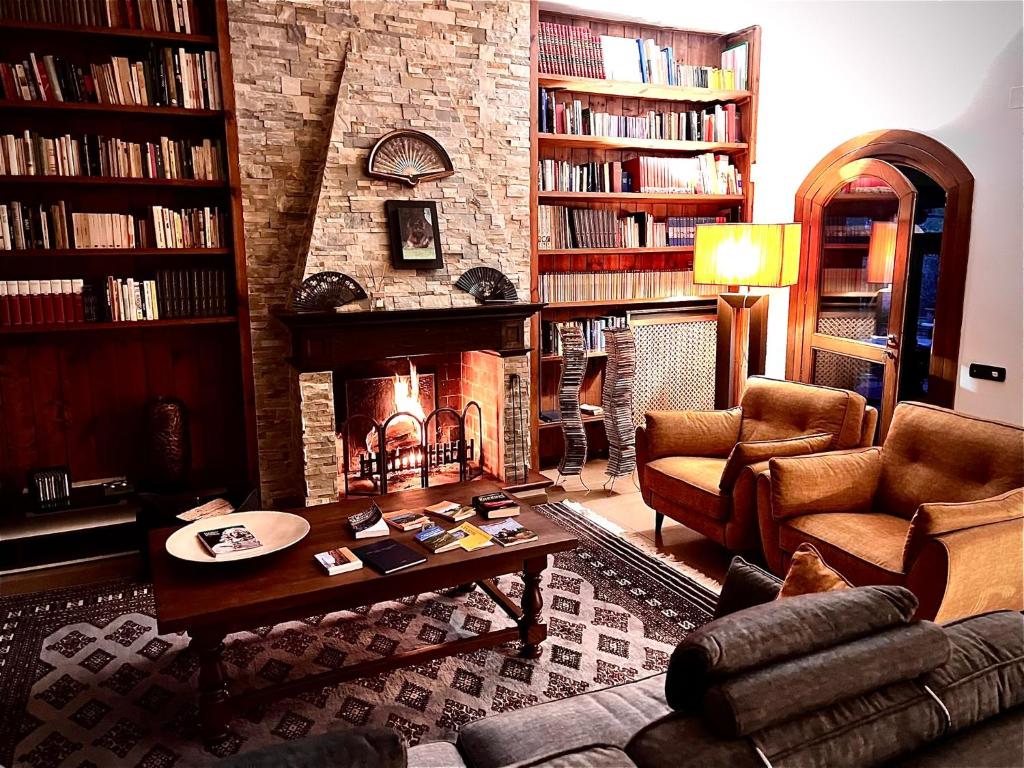 Posezení v ubytování B&B Villa Argiolas