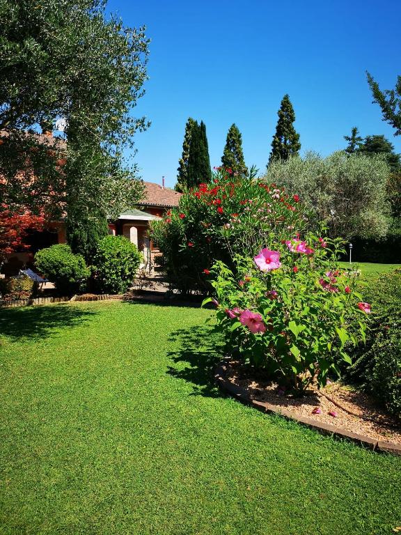 Zahrada ubytování B&B Villa Argiolas