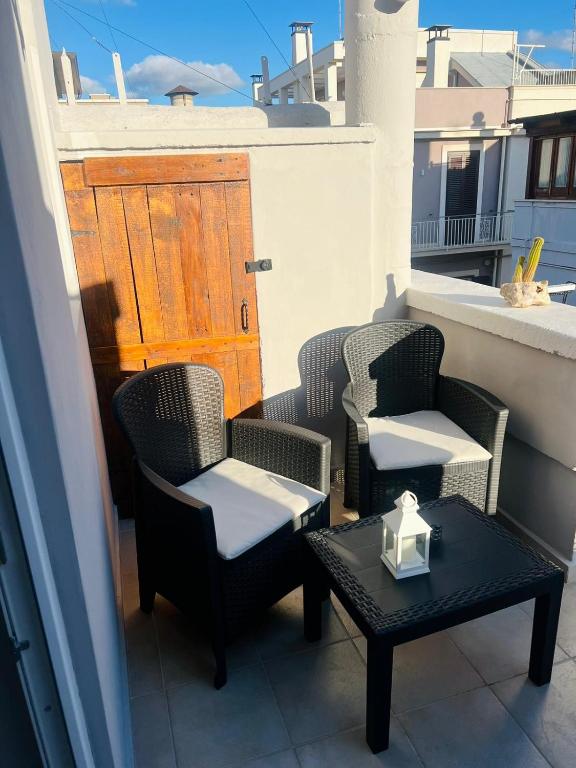 Balkón nebo terasa v ubytování casa turistica l'etoile